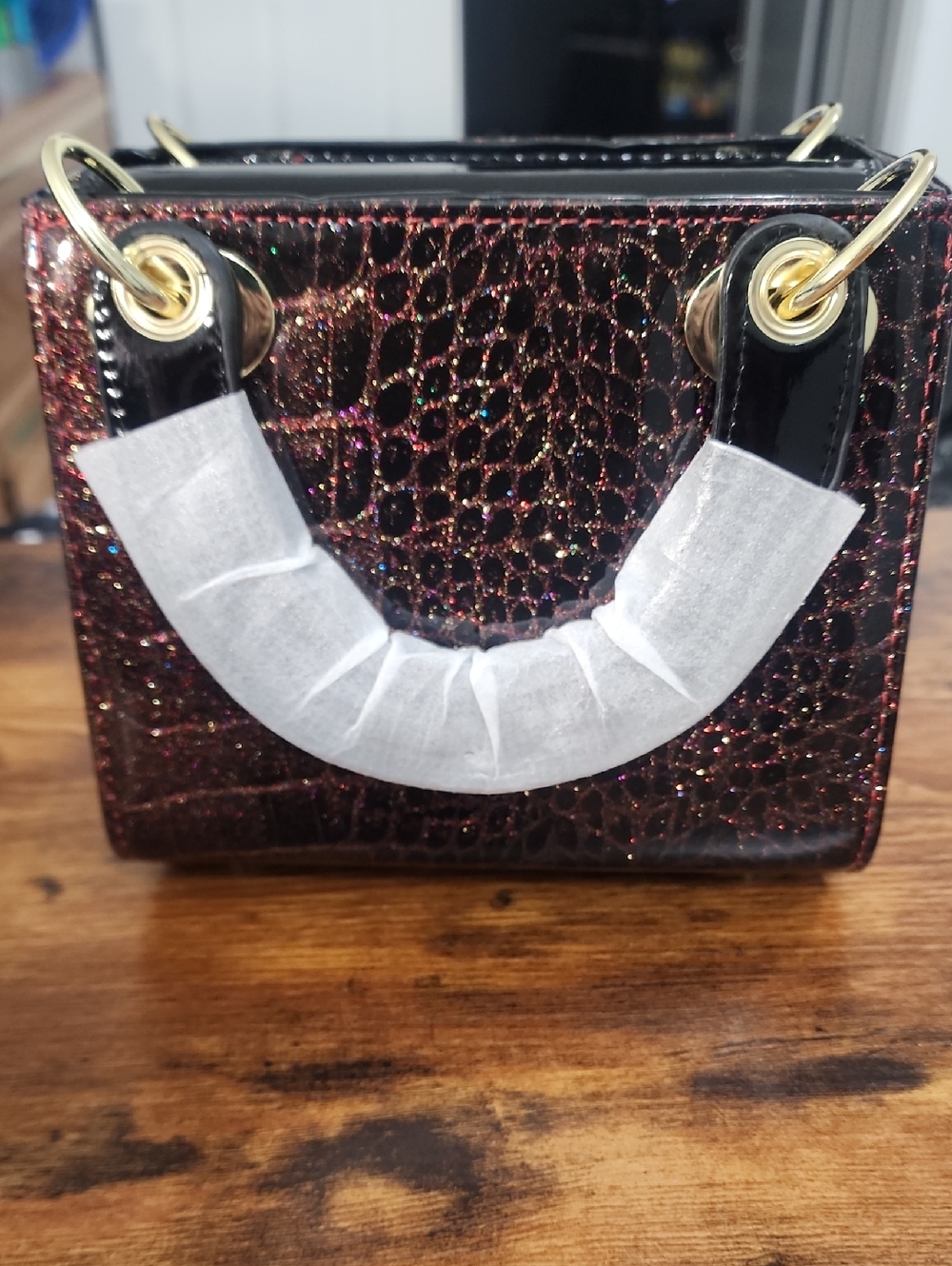 Style Type Brown/multicolor Luxury Crocodolile Embossed Tote Bag Women's Fashion